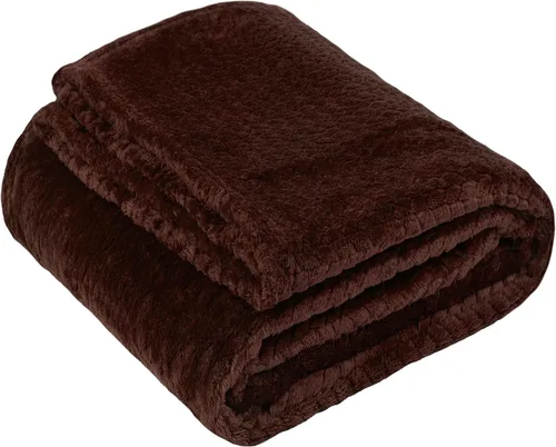 Manta de punto gofre con textura suave para sofá, cama individual, niños y adultos, 50 x 60 pulgadas, manta de punto de felpilla, manta bohemia para