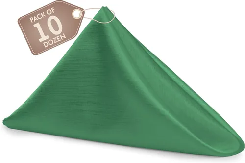 Miniatura 41 de Ultimate Textile -1 docena de servilletas reversibles Shantung Satin - Majestic - Servilletas de tela Majestic de 17 x 17 pulgadas, color marrón