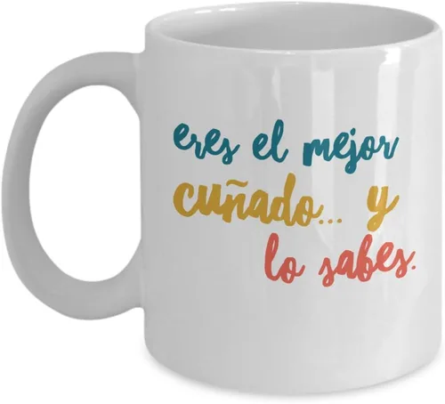 Miniatura 5 de Regalo para cunado Taza de Cafe para hermana Perfecto regalo para graduados, profesionales y estudiantes Vaso con afirmaciones positivas, Negro