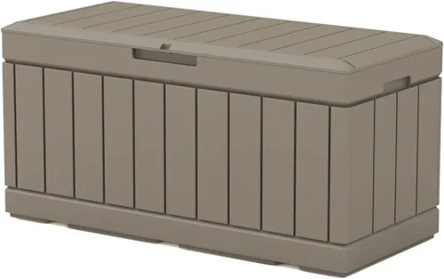 Miniatura 14 de Patiowell Caja de resina de 30 galones, caja de almacenamiento al aire libre para muebles de patio, entregas, suministros de piscina, impermeable