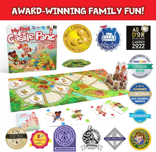 Miniatura 6 de Mi Primer Juego de Mesa Castle Panic para Niños de 4 años en Adelante Divertido y Educativo Cooperativo Enseña Estrategia y Trabajo en Equipo
