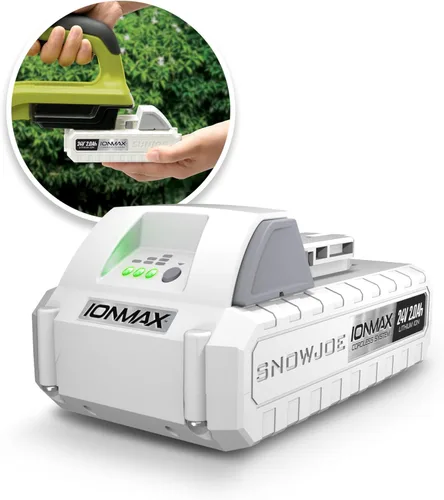 Snow Joe 24VBAT-LTE IONMAX Batería de iones de litio de 24V, Sistema Universal de Gestión de Batería, Original del Fabricante, Compatible con