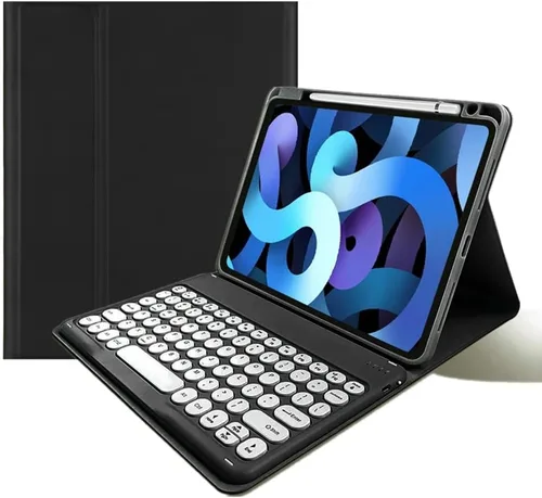 Miniatura 26 de kaitesi Funda de teclado para iPad A16 de 11ª generación de 11 pulgadas 2025, iPad de 10ª generación de 10.9 pulgadas 2022, funda de teclado