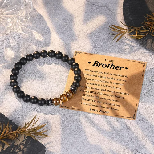 Miniatura 5 de UNGENT THEM Pulsera para hombre y niño, regalos para papá, hijo, mi hombre, nieto, hermano, marido, papá extra, tío, aniversario, graduación