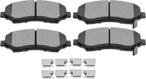 Miniatura 12 de SCITOO - Juego de 4 pastillas de freno de cerámica, juego de 4 pastillas de freno delanteras para Jeep para Cherokee, Comanche, Grand para Cherokee