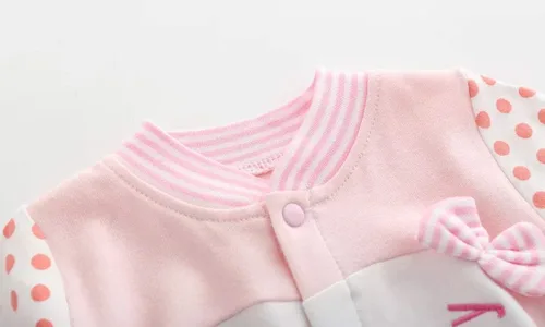 Miniatura 3 de Mameluco de una pieza para bebé de algodón suave con pies para bebés de 0 a 12 meses