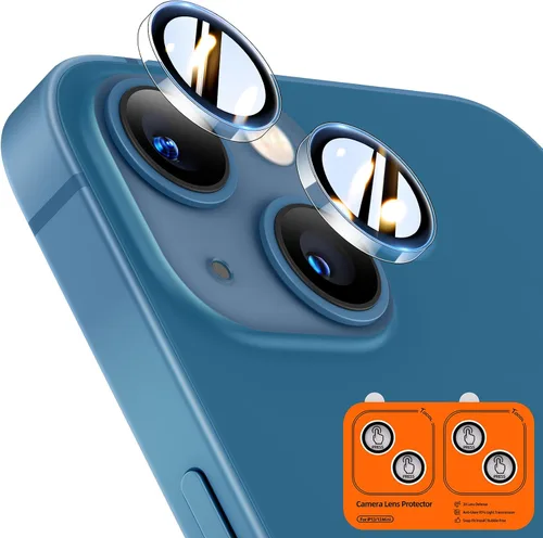 Miniatura 23 de TOCOL Camera Lens Protector for iPhone 13 / iPhone 13 Mini Tempered Glass HD Individual Scratch Resistant Camera Cover Accessories Case Friendly 2