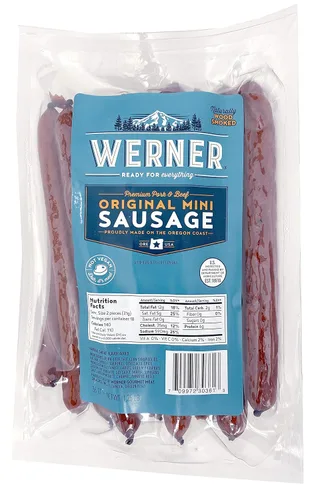 Miniatura 5 de Werner Snacks de carne gourmet, palitos de carne de jalapeño, 12 onzas, fabricados en los Estados Unidos, bolsa resellable de palitos de carne