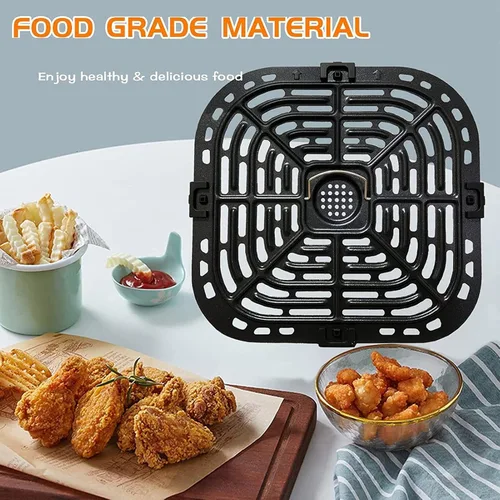 Miniatura 2 de Zerodis Sartén de repuesto para freidora de aire, placa de parrilla para freidora de aire, bandeja de placa de cocina, accesorios para freidora