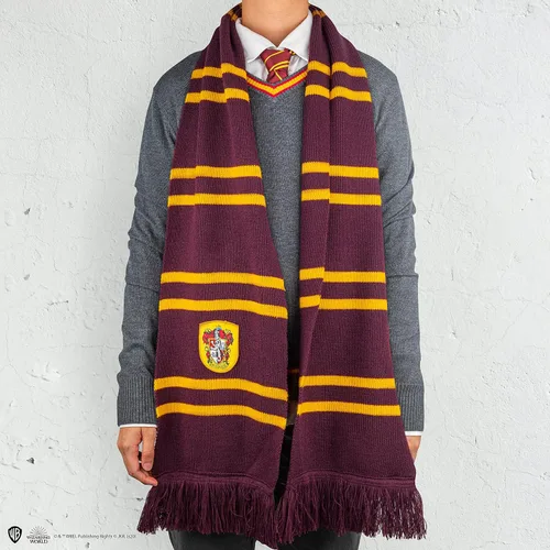 Miniatura 5 de Bufanda de Harry Potter 74 pulgadas tela ultra suave bolsa zip de Cinereplicas Algodón Gryffindor talla única
