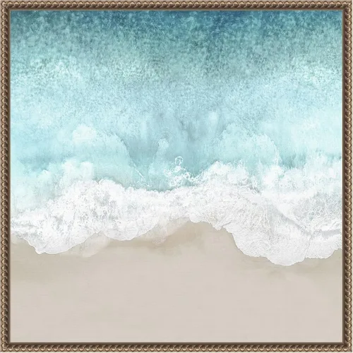 Miniatura 15 de Amanti Art Lienzo enmarcado para pared, 16 x 16 pulgadas, olas del océano II, por Maggie Olsen, lienzo enmarcado para pared, obras de arte de playa