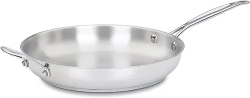 Miniatura 7 de Cuisinart 722-20 Colección de utensilios de cocina clásicos de acero inoxidable de 8 pulgadas, sartén abierta de 8 pulgadas Acero inoxidable clásico