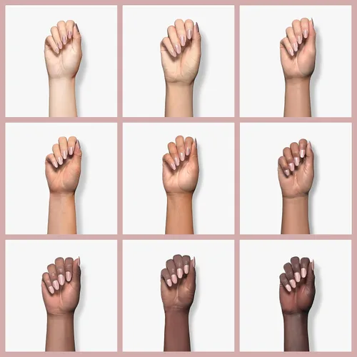 Miniatura 4 de RARJSM - Esmalte de uñas en gel, color rosa cremoso, tono de piel neutro translúcido, 15 ml, requiere secado con lámpara UV o LED, manicura francesa