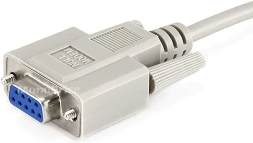 Miniatura 2 de Monoprice Cable de módem nulo moldeado - DB9, hembra a hembra, 6 pies, beige