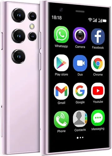 Miniatura 4 de Longben Mini Smartphone Desbloqueado Teléfono Celular 3.0 Pulgadas Android 3G Pequeño Móvil Quad Core Pequeño Teléfono Móvil Dual SIM 2+16GB (Negro)