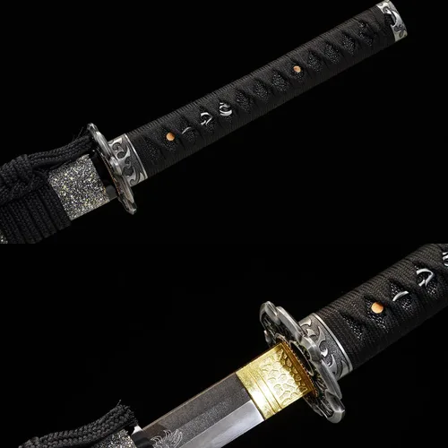 Miniatura 4 de Espada Katana Wuaiyebet forjada a mano tradicional con acero de alto carbono 1045/1060, espadas samurai japonesas hechas a mano, templadas al calor