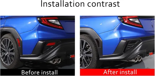 Miniatura 2 de CHEAYAR Película de luz trasera precortada de tinte de humo compatible con Subaru WRX 2022 2023, calcomanía de película de tinte de luces traseras