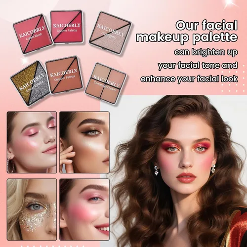Miniatura 6 de Kit de maquillaje para mujeres y niñas, juego de regalo de maquillaje de moda para principiantes, profesionales, viajeros con estuche, esencial