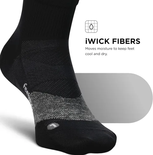 Miniatura 5 de Feetures Elite Ultra Light Cushion Quarter - Calcetín deportivo con compresión específica