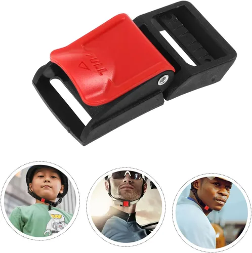 Miniatura 5 de Holibanna Kit de hebilla de liberación rápida de 6 piezas para cascos, accesorios duraderos, hebillas de clip seguras, fácil instalación para una