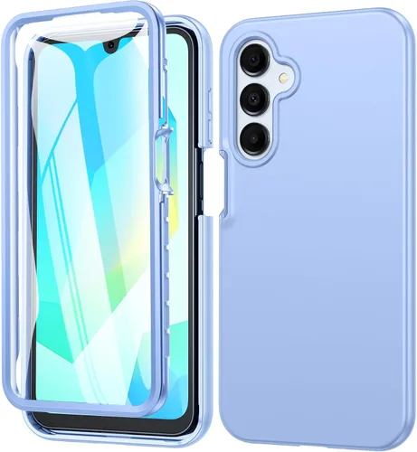 Miniatura 17 de FNTCASE Funda para Samsung Galaxy A15-5G: Funda para teléfono con protector de pantalla incorporado Funda protectora de silicona para teléfono