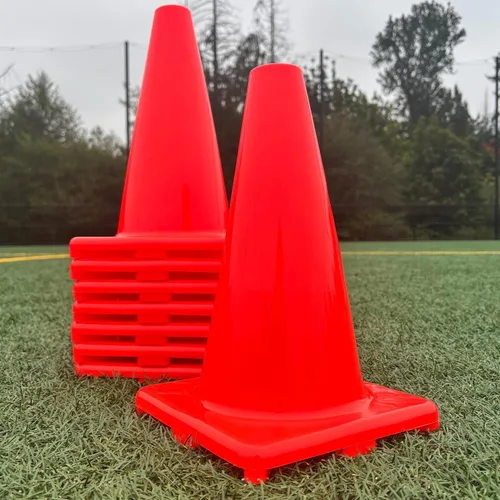 Miniatura 10 de LVL10 - Conos de entrenamiento profesionales, conos de fútbol grandes de 12 pulgadas para entrenamiento deportivo, para ejercicios de baloncesto