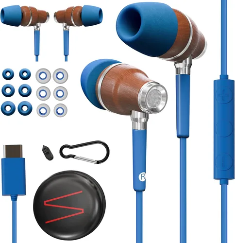 Miniatura 9 de Symphonized - Auriculares con cable para iPhone con sonido de graves profundos, sonido 3D, control de volumen con micrófono, 90% de cancelación