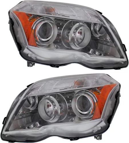 Miniatura 6 de Para Mercedes-Benz GLK350 Conjunto de faros delanteros 2010 2011 2012 lado del conductor MB2502188 204 820 72 59
