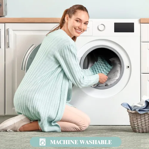 Miniatura 6 de Sheepping - Tapete de ducha antideslizante para bañera, lavable a máquina, tapete de baño antideslizante para bañera, tapete de drenaje rápido