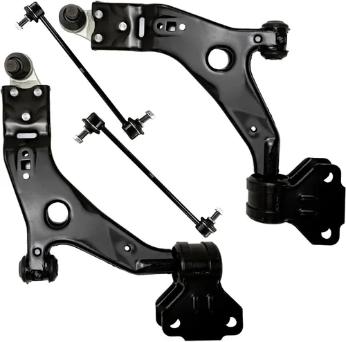 Miniatura 103 de Detroit Axle - Brazos de control superiores traseros para Chrysler 300 Dodge Challenger Charger Magnum, reemplazo del conjunto de brazos de control