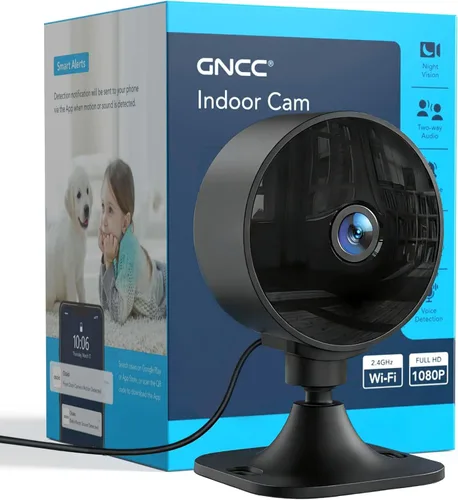 Miniatura 15 de Cámaras GNCC para seguridad del hogar, cámara de seguridad interior, cámara para perros con aplicación para teléfono, detección de movimiento 1080P