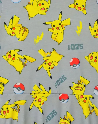 Miniatura 5 de Pokemon Pikachu Girl's Short Sleeved Skater Dress, Multicoloured