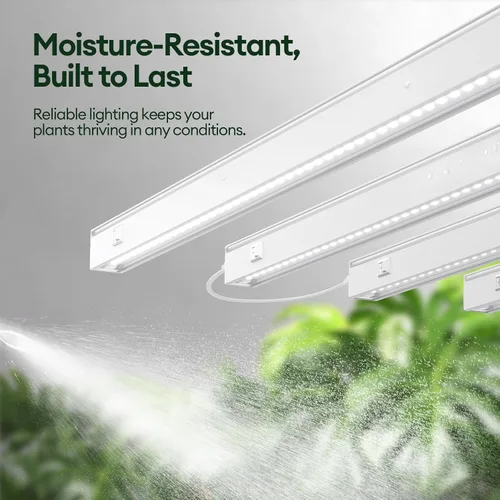 Miniatura 6 de Maygrove Luces de cultivo para plantas de interior de 2 pies, luz de crecimiento de espectro completo similar al sol, 5000 K, 60 W (4 x 15 W), tiras