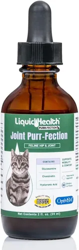 Miniatura 8 de LIQUIDHEALTH Pets Liquid Cat Glucosamine Joint Purr-Fection - Apoyo para Alivio de Salud de Cadera y Articulaciones, Goteros Felinos de Condroitina