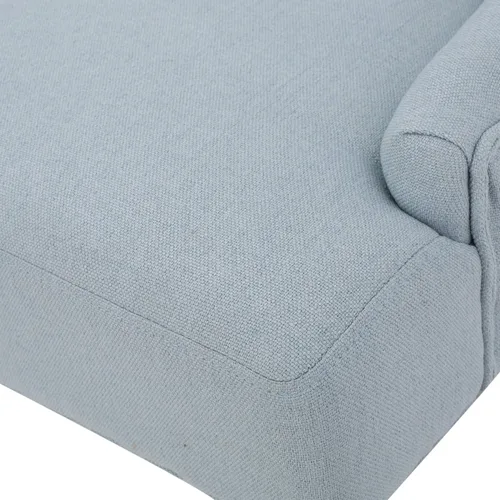 Miniatura 4 de Juego de 2 sillas de comedor Stacy Light Sky, en tela gris o verde azulado, Azul (Sky Blue)