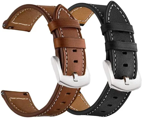 Miniatura 7 de Correas de reloj de 0.866 in de piel compatibles con Fossil Men's Gen 6/5 1.732 in Carly/Julianna/Garrett, Galaxy Watch 3 1.772 in 1.811 in