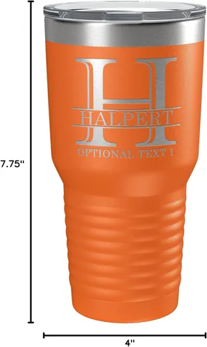 Miniatura 7 de Vaso personalizado de acero inoxidable aislado con tapa de 30 onzas (17 colores) con recubrimiento en polvo, grabado personalizado, idea de regalo