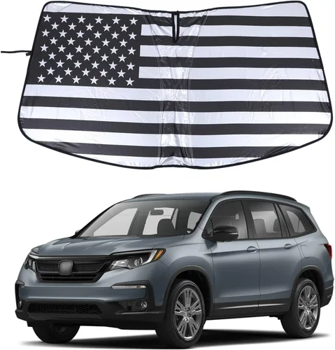 Miniatura 10 de Parasol para parabrisas para Honda Pilot 2016-2022/Ridgeline 2017-2025/Passport 2019-2025, parasol plegable para ventana delantera, protector solar