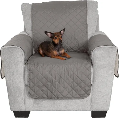 Miniatura 10 de Furhaven - Funda para muebles de sala de estar para perros y gatos, protector reversible de dos tonos, resistente al agua, lavable, color expreso