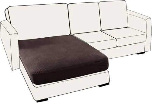 Miniatura 91 de UNBBRRL Fundas de cojín de asiento para sofá, elásticas, funda de cojín individual para sofá, fundas de cojín para sofá, fundas de héroe protegen
