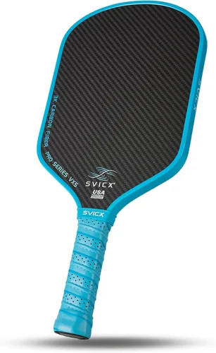 Miniatura 13 de Carbon Fiber Pickleball Paddle 16mm – Professional Pickleball Paddles with Superior Control, Power & Spin – Extended Handle for Two-Handed Grip