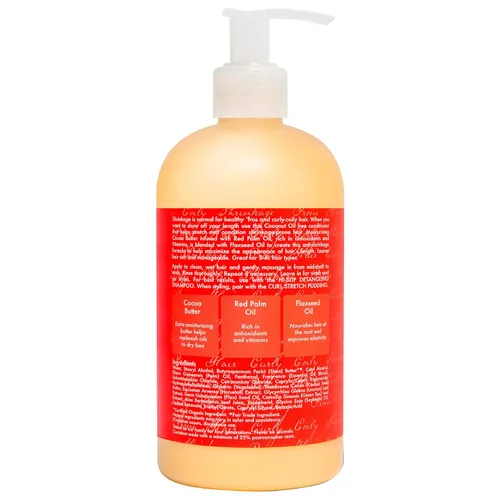 Miniatura 2 de Sheamoisture Acondicionador para cabello rizado, aceite de palma roja y manteca de cacao con aceite de linaza, 13 onzas