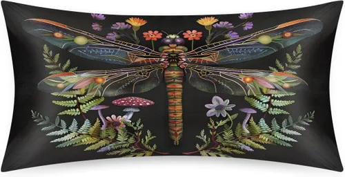 Miniatura 12 de Funda de almohada de satén de unicornio rosa lindo para cabello y piel, tamaño estándar, funda de almohada de seda suave de satén refrescante
