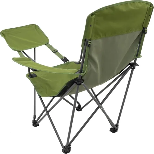 Miniatura 7 de ALPS Mountaineering Sillas de camping Escape Lounge para adultos con reposapiés y reposabrazos ajustables, marco de acero resistente, diseño