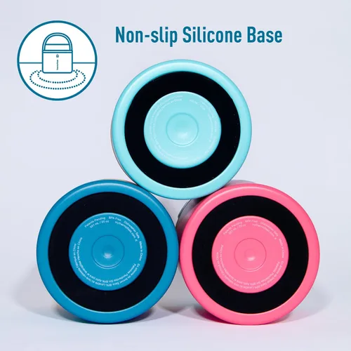 Miniatura 5 de ThermoFlask - Frasco de comida aislado de doble pared de 12 onzas, Rosa Arenisca