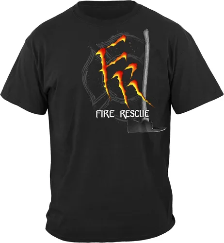 Miniatura 2 de Camiseta de bomberos - Fire Fighter Never Forget - Hermandad Thin red line tees