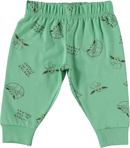 Miniatura 3 de STAR WARS Baby Yoda Boys' 3 Piece Long Sleeve Bodysuit Pull-on Pants and Accessory