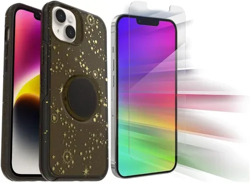 Miniatura 9 de OtterBox Paquete para iPhone 14 Plus (solamente): - Funda transparente de la serie Otter + Pop Symmetry - Transparente - con protector de pantalla
