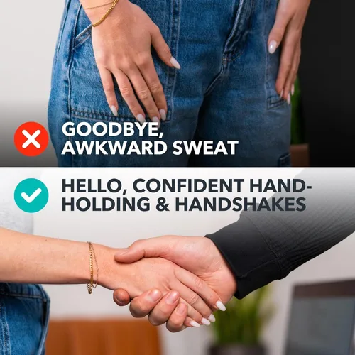 Miniatura 3 de SweatBlock Loción antitranspirante de manos para palmas sudorosas, 1.69 onzas líquidas, tamaño de viaje, tratamiento de hiperhidrosis de secado