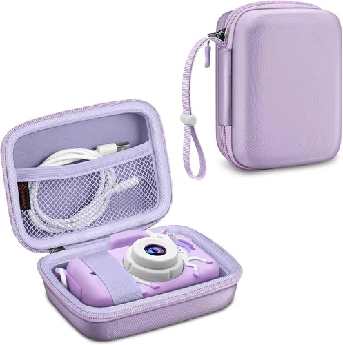 Miniatura 8 de FINTIE Funda para cámara para niños compatible con Goopow/Seckton/Dylanto/Mgaolo/Masterbee/CIMELR/Desuccus juguetes para cámara digital para niños